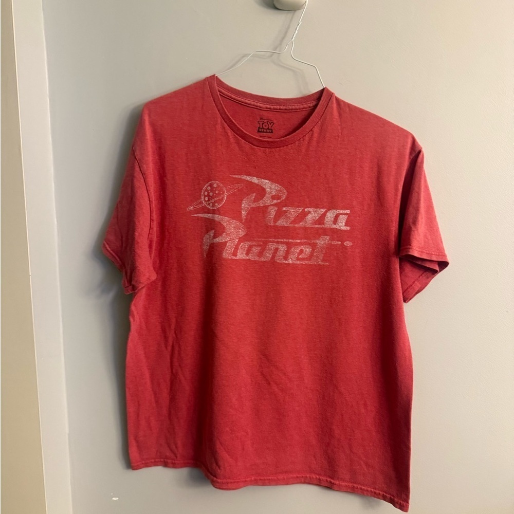 Disney Red Pizza Planet Short Sleeve Tee